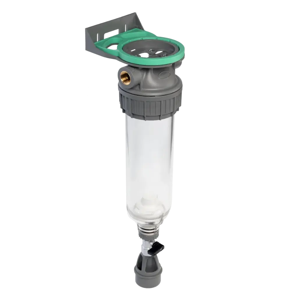 Filtre SIMPLEX avec vanne de rinçage - 4/4 F