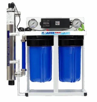 KIT FILTRE DOUBLE 10' avec stérilisateur UV 22,7l/min - 3/4'