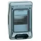 Coffret cache-borne- 4 modules avec bornier - IP65 - Plexo 